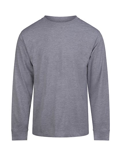 AWDis 180 Long Sleeve T — Heather Grey