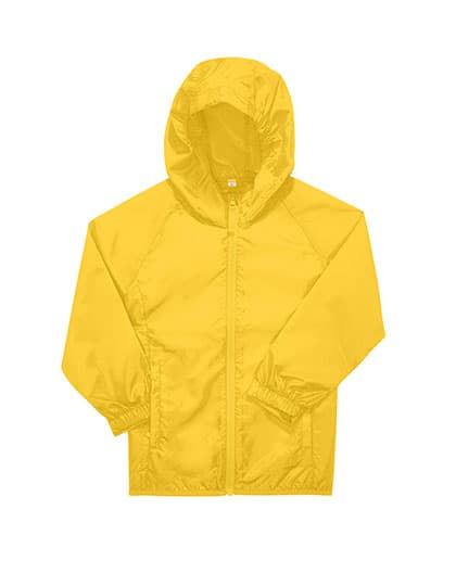 Kids #Reset Windbreaker — Pop Yellow