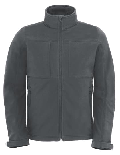 Men´s Hooded Softshell — Dark Grey (Solid)