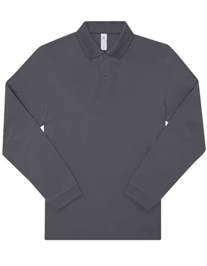 My Polo 210 Long Sleeve — Dark Grey (Solid)