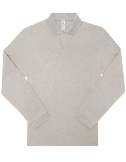 My Polo 210 Long Sleeve — Heather Grey Fog