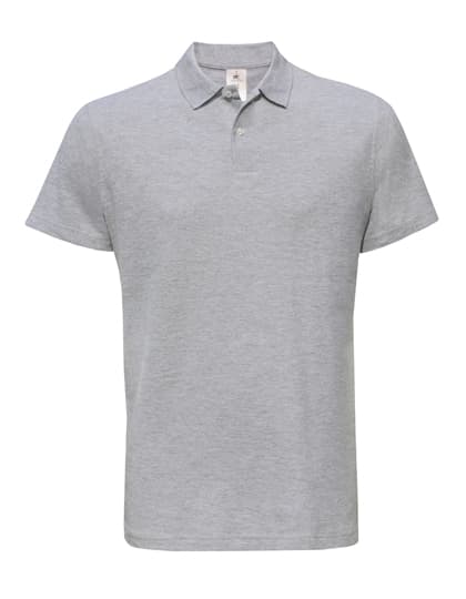 Unisex Polo ID.001 — Heather Grey