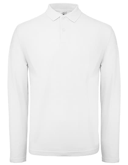 Men´s Long Sleeve Polo ID.001 — White