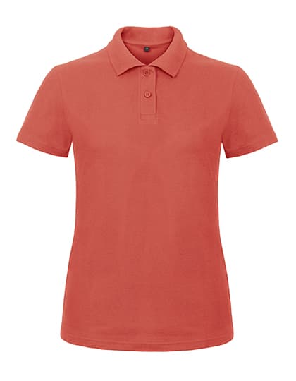 Women´s Polo ID.001 — Pixel Coral