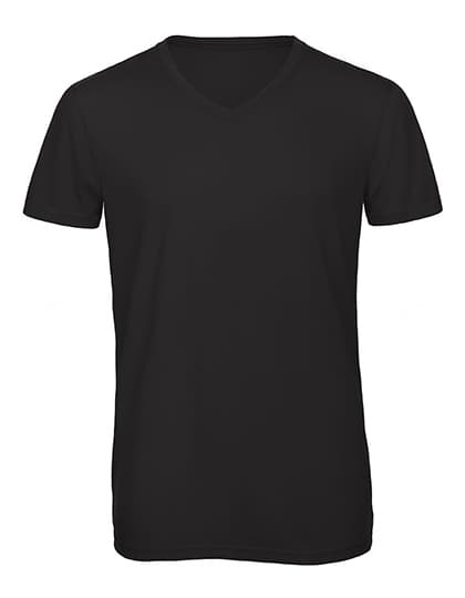 Men´s V-Neck Triblend T-Shirt — Black