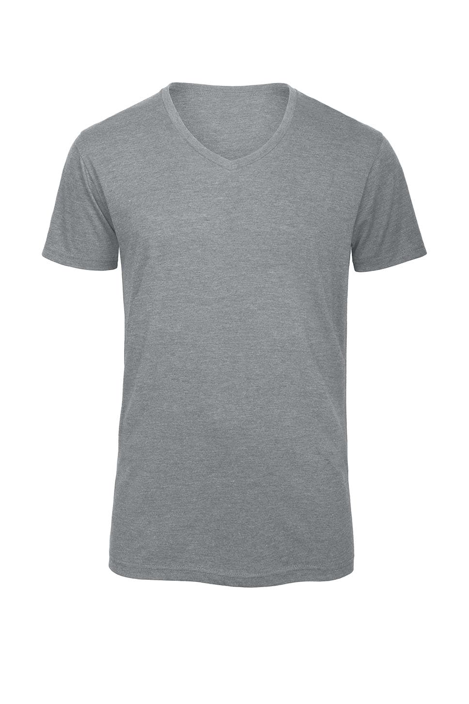 Men´s V-Neck Triblend T-Shirt — Heather Light Grey