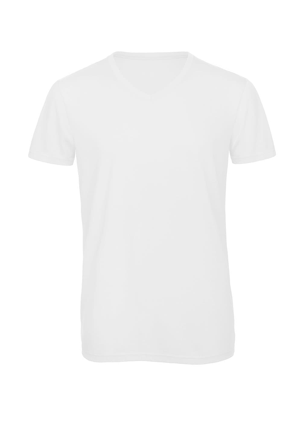 Men´s V-Neck Triblend T-Shirt — White