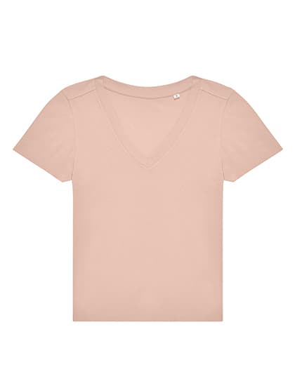 Women´s #E150 V T-Shirt — Soft Rose