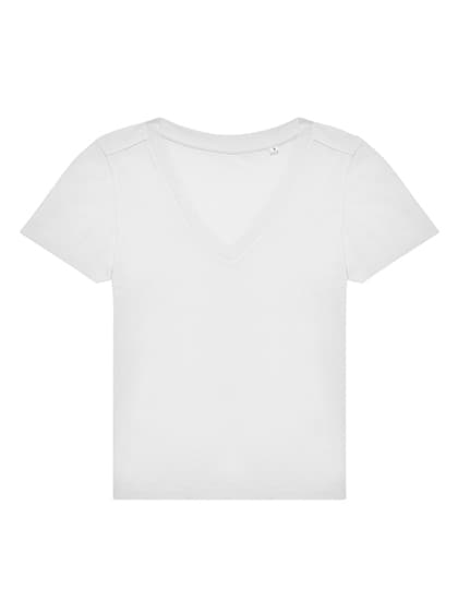 Women´s #E150 V T-Shirt — White