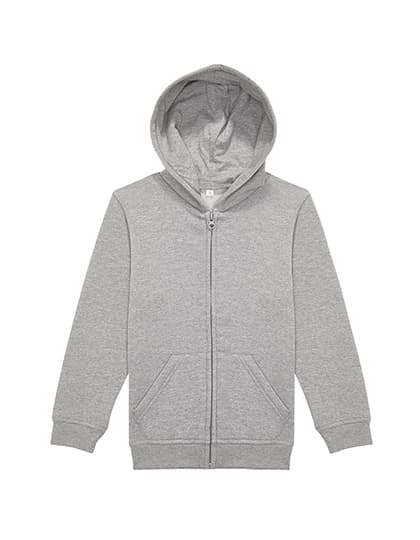 Kids ID.334 Zip Hood — Sport Grey (Heather)