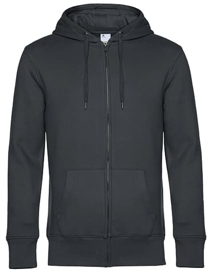 KING Zipped Hood Jacket_° — Asphalt