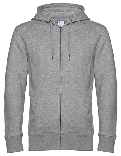 KING Zipped Hood Jacket_° — Heather Grey