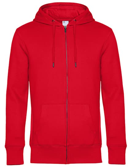 KING Zipped Hood Jacket_° — Red