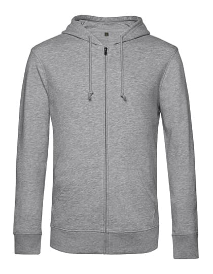 Inspire Zipped Hood Jacket_° — Heather Grey