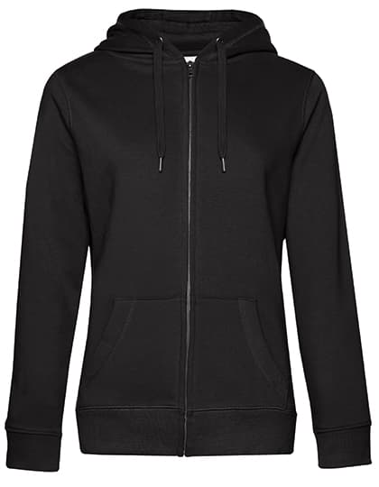 QUEEN Zipped Hood Jacket_° — Black Pure