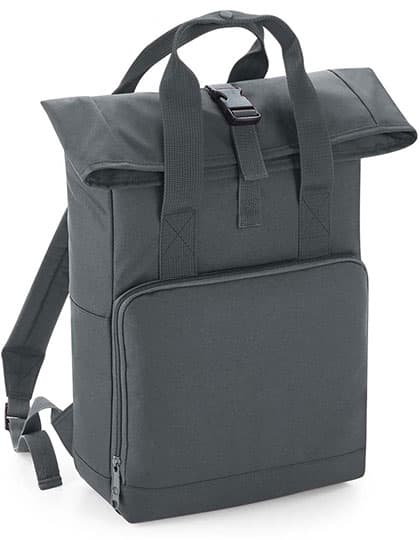 Twin Handle Roll-Top Backpack — Graphite Grey