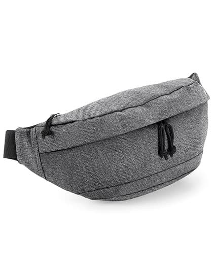 Oversized Cross Body Bag — Grey Marl