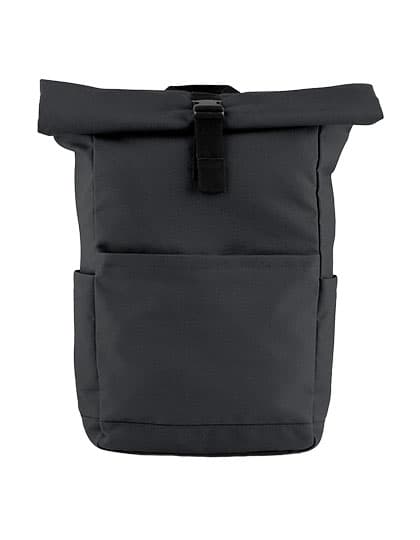 Premium Recycled Roll Top Backpack — Graphite Grey