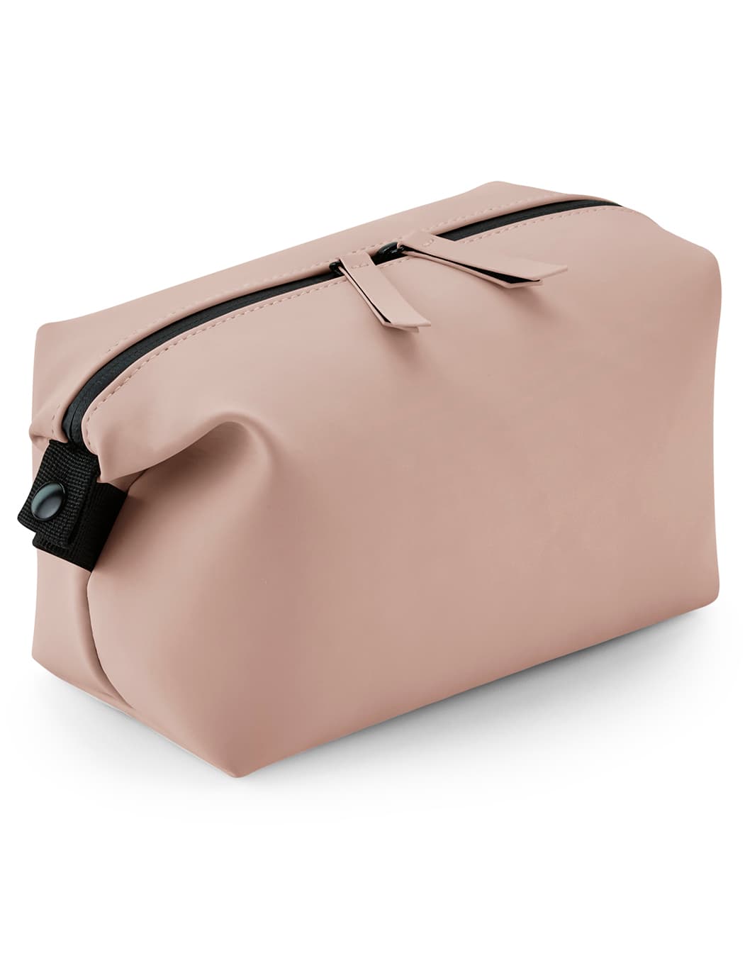 Matte PU Accessory Pouch — Nude Pink