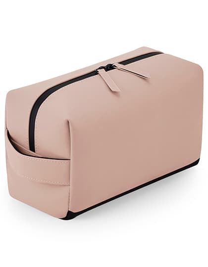 Matte PU Toiletry/ Accessory Case — Nude Pink