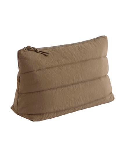 Quilted Accessory Case — Earthy Green