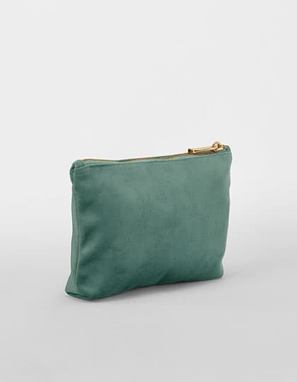 Velvet Accessory Bag — Jade