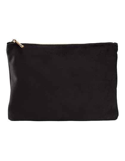 Velvet Accessory Pouch — Black Onyx