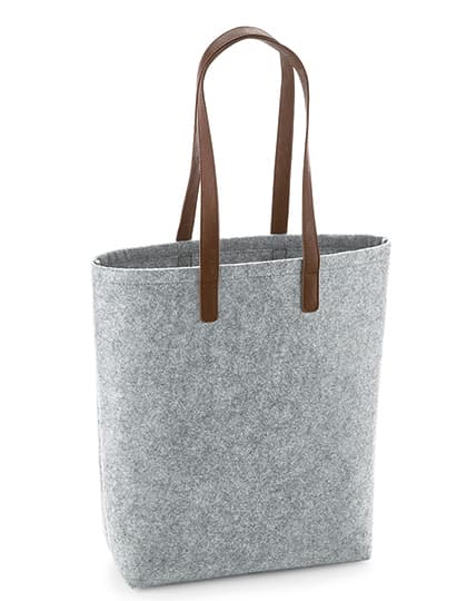 Premium Felt Bag — Grey Melange
