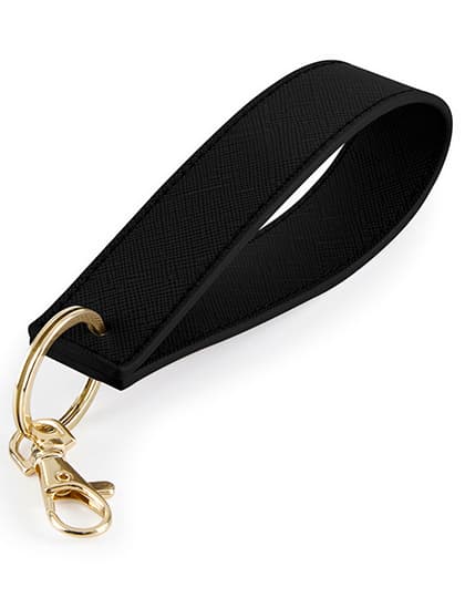 Boutique Wristlet Keyring — Black