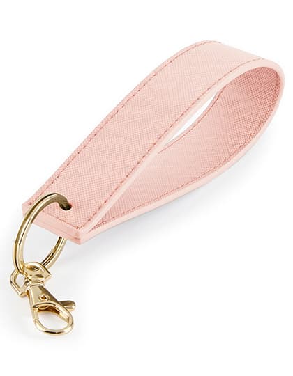 Boutique Wristlet Keyring — Soft Pink