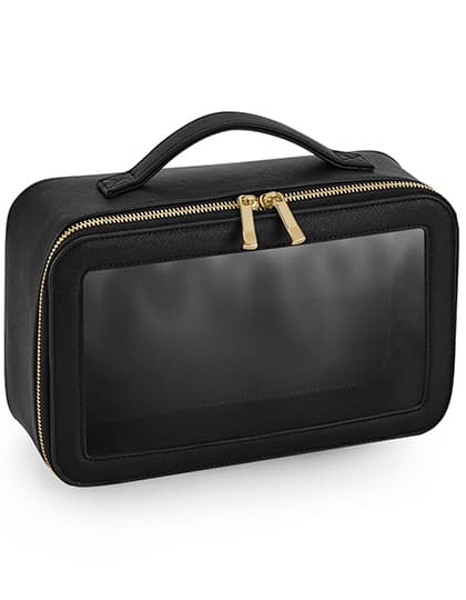 Boutique Clear Window Travel Case — Black