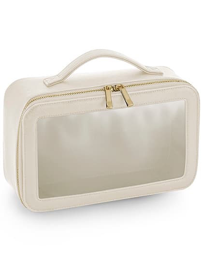 Boutique Clear Window Travel Case — Oyster