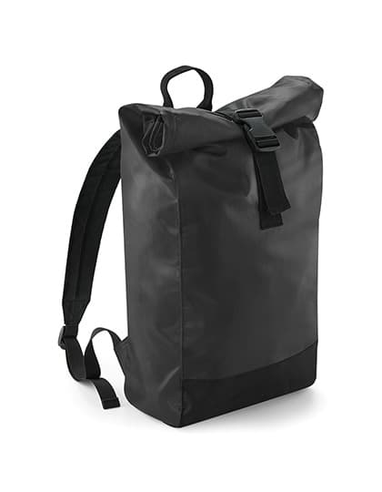 Tarp Roll-Top Backpack — Black