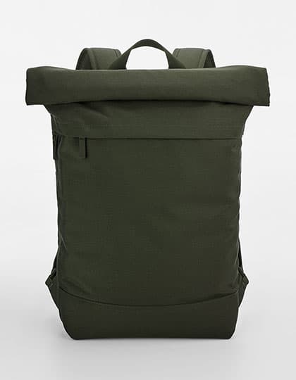 Simplicity Roll-Top Backpack — Pine Green