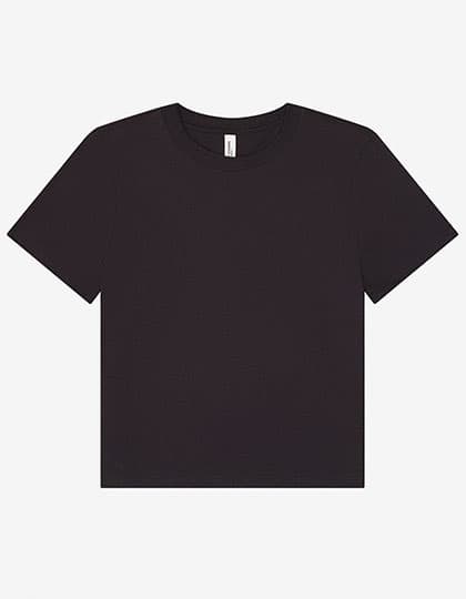 Women´s Heavy Boxy Tee — Dark Grey Solid