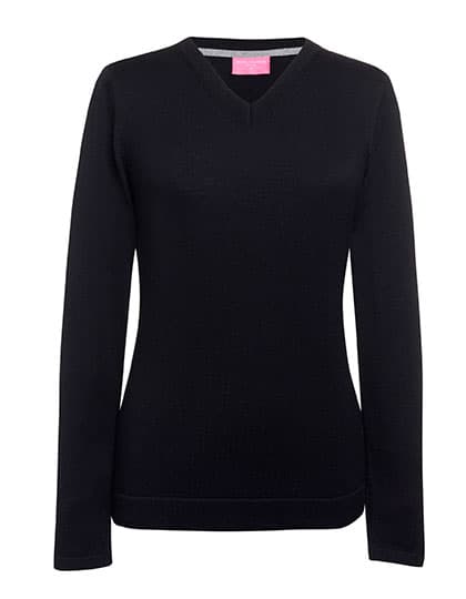 Women´s Atlanta V-Neck Jumper — Black
