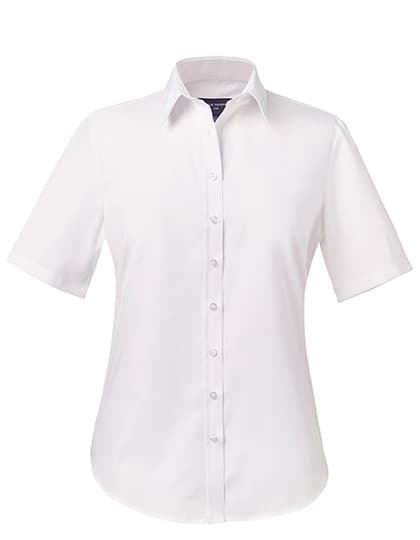 Eos Short Sleeve Blouse — White