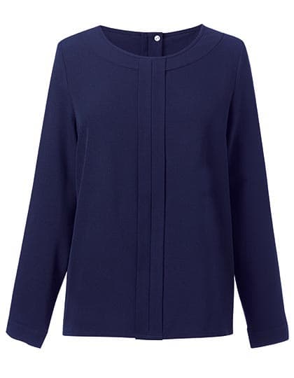 Women´s Roma Long Sleeve Blouse — Navy