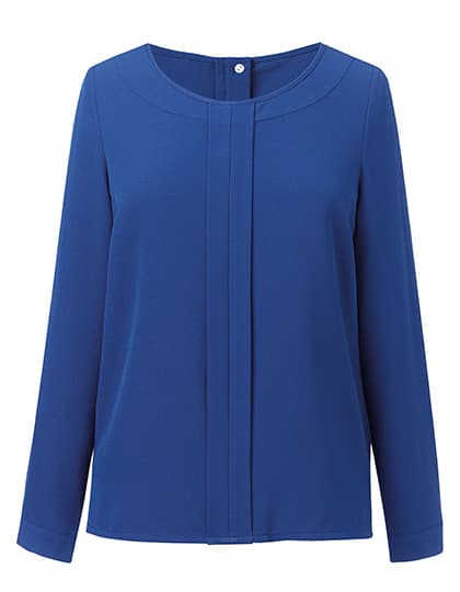 Women´s Roma Long Sleeve Blouse — Royal Blue