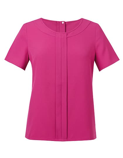 Women´s Verona Short Sleeve Blouse — Fuchsia