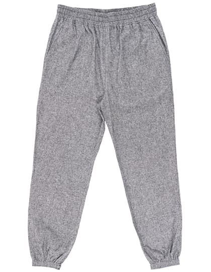 Flannel Jogger Pant — Heather Grey