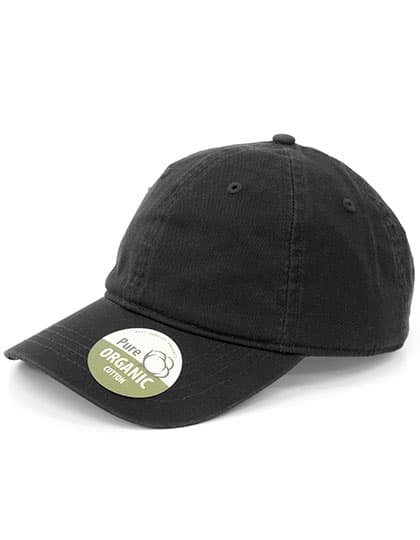 Organic Cotton Cap Unstructured — Black