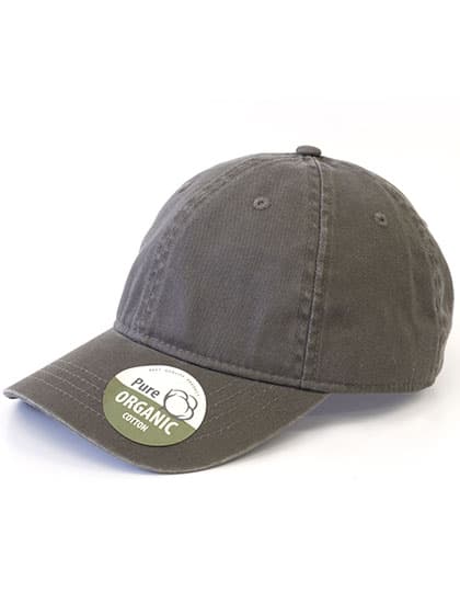 Organic Cotton Cap Unstructured — Charcoal