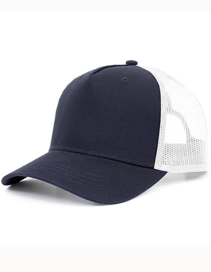 5-Panel Trucker Cap Recycled — Navy