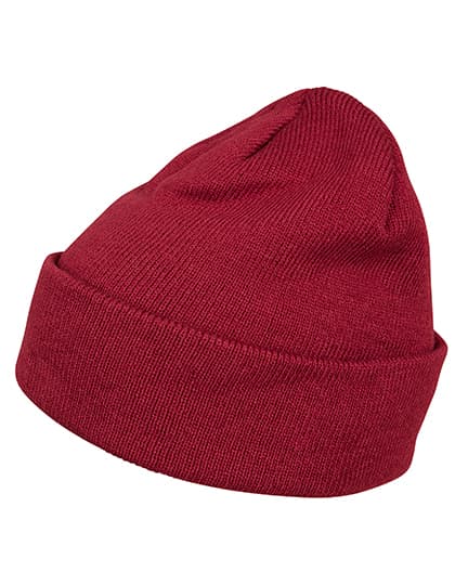 Heavy Knit Beanie — Burgundy