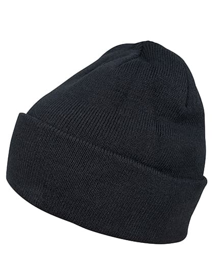 Heavy Knit Beanie — Navy