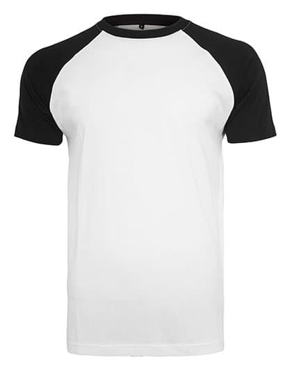 Raglan Contrast Tee — White