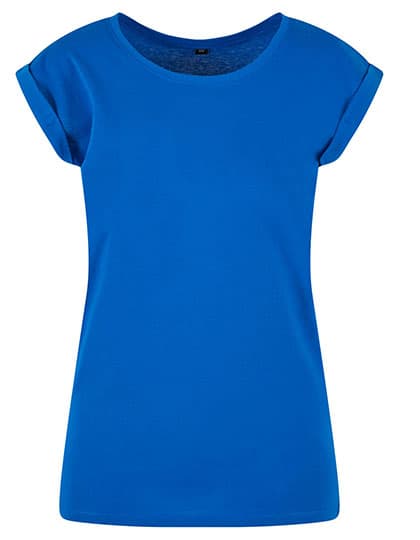 Ladies´ Extended Shoulder Tee — Bright Blue