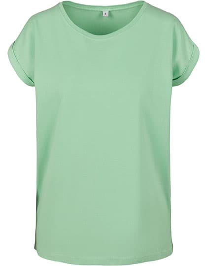 Ladies´ Extended Shoulder Tee — Neo Mint
