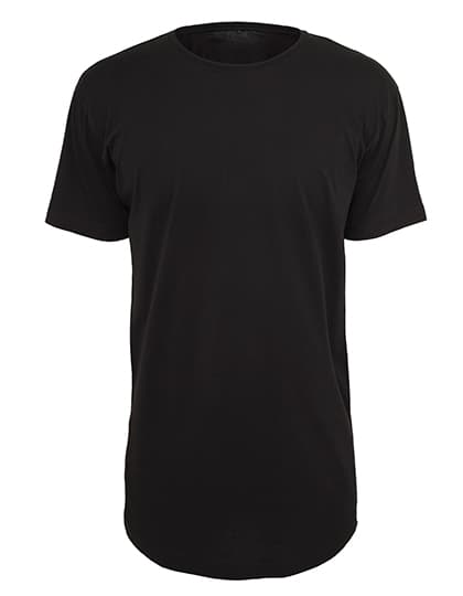 Shaped Long Tee — Black
